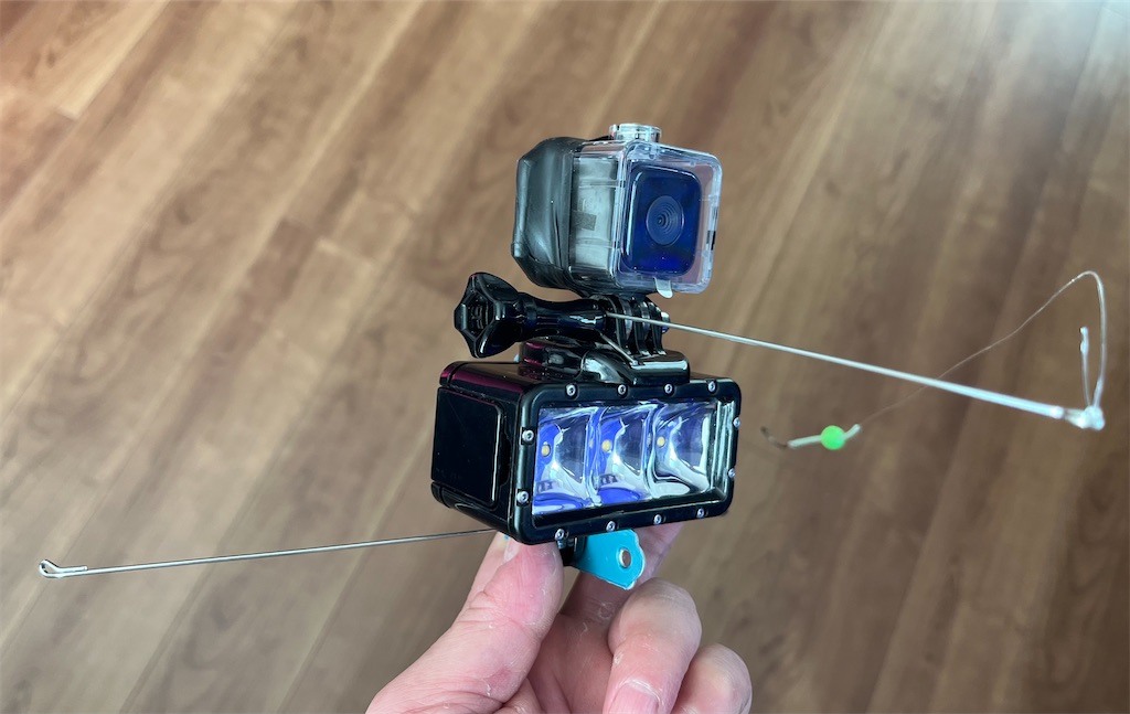 夜間水中撮影機材の作成 - AKAMIMI's fishing diary