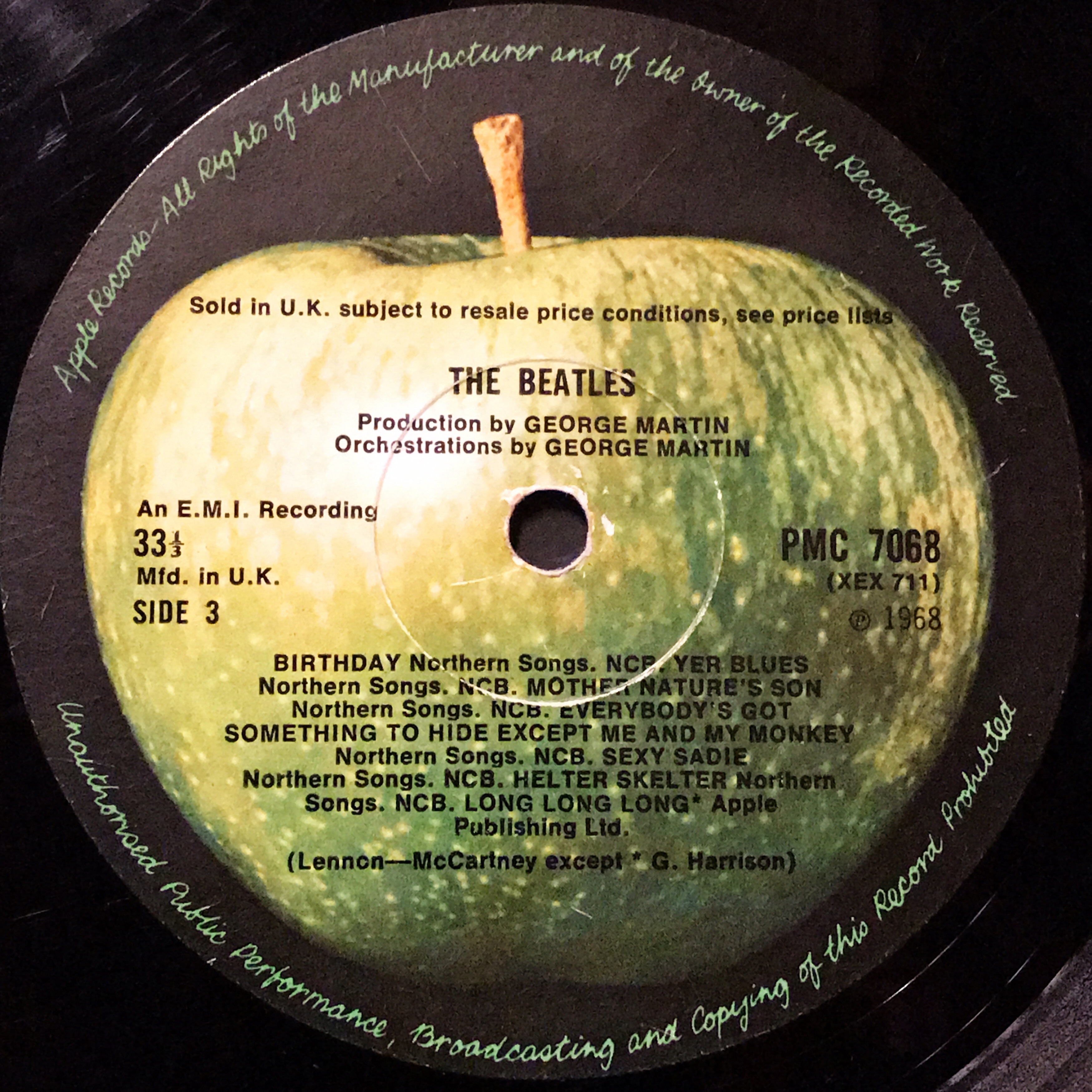 The Beatles (White Album) / The Beatles【UK盤(モノラル