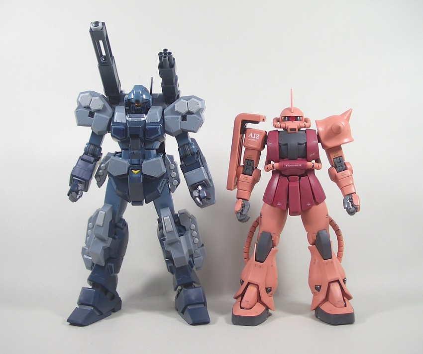 ①MG ジェスタ・キャノン ②ガンプラ LEDユニット2個セット 赤 MG
