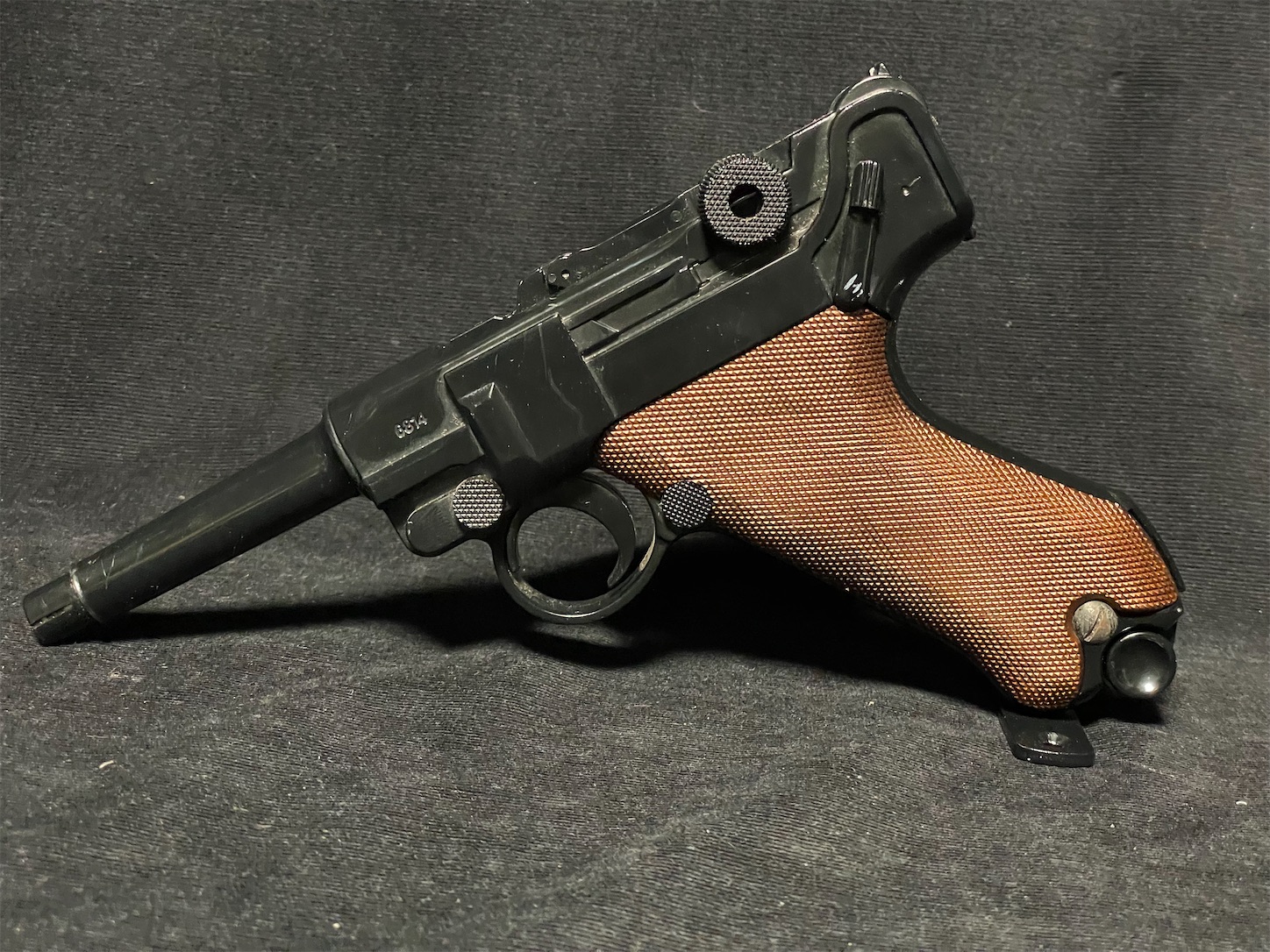 東京マルイ ルガー P08 カスタム 改修品 ダークウッドカラー 10禁 レア