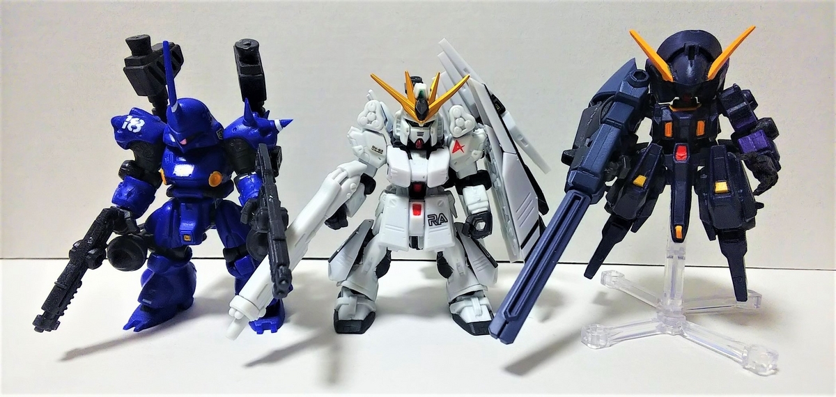 モビルスーツアンサンブル4の再販は4.5を持ってるのでそちらを簡易