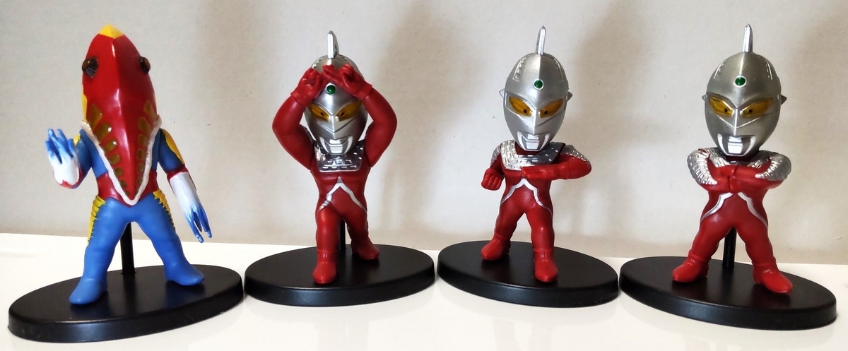 セブンだけで3種類(笑) コンバージモーションウルトラマン9
