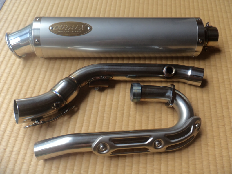 WR250Xマフラー交換 - くうのバイクライフ