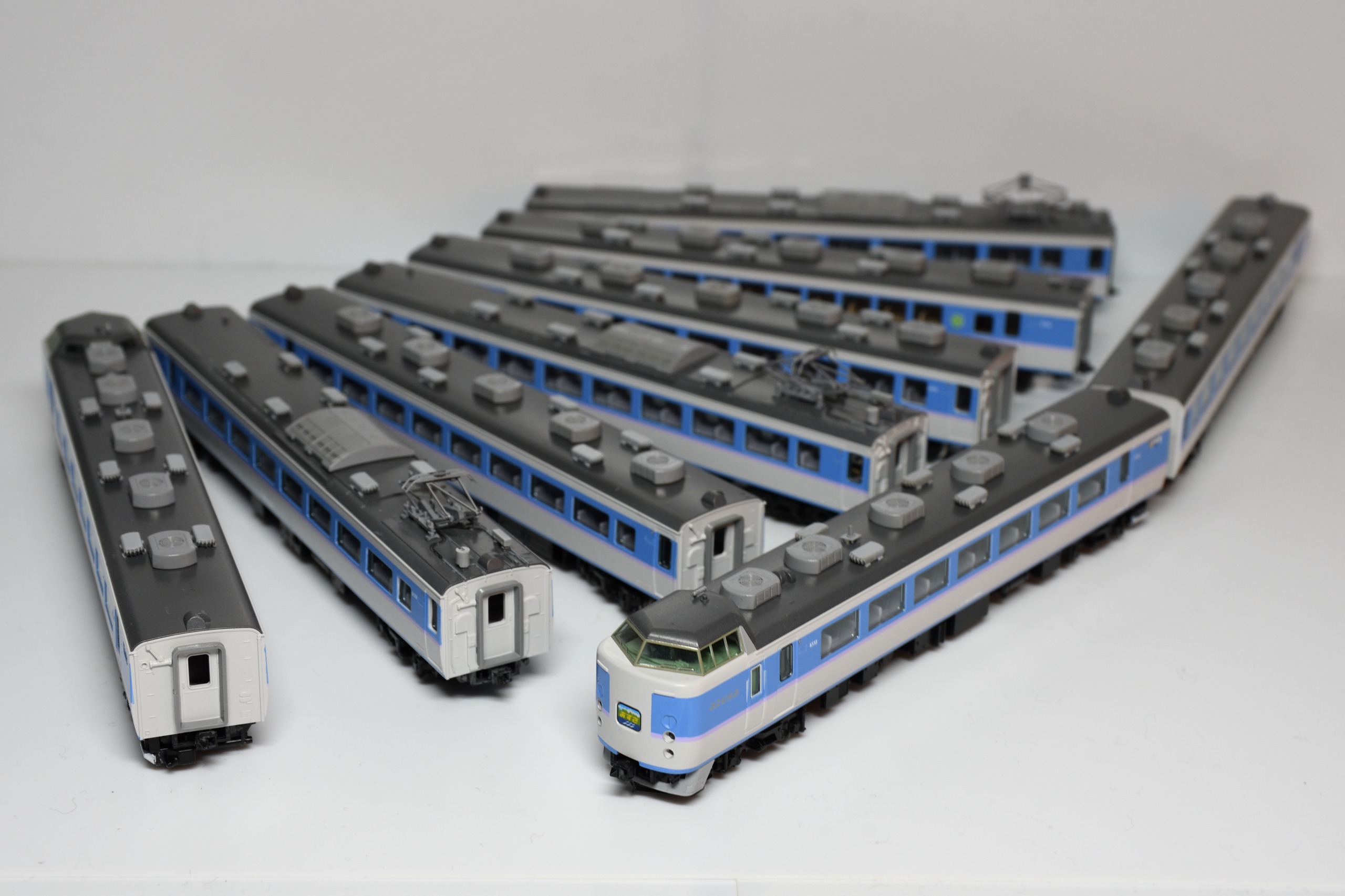 模型】Tomix 183-1000系特急電車（あずさ・グレードアップ車）の加工