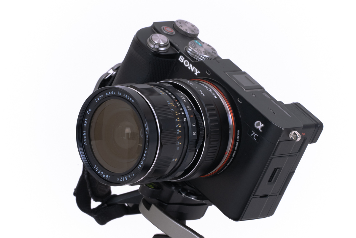 撮影機材】Pentax M42「Super-Takumar 28mm F3.5」を冬眠寸前のα7Cで