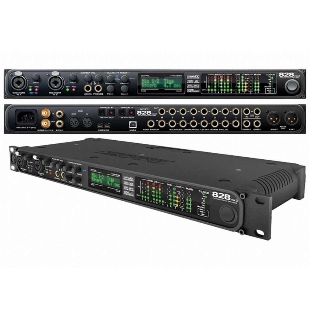 MOTU 828mk3 Hybrid 修理 - 電気カモメ.net