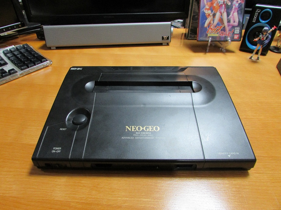 ネオジオ本体実機を起動させる！NEOGEO本体通電 - レトロゲーム部屋