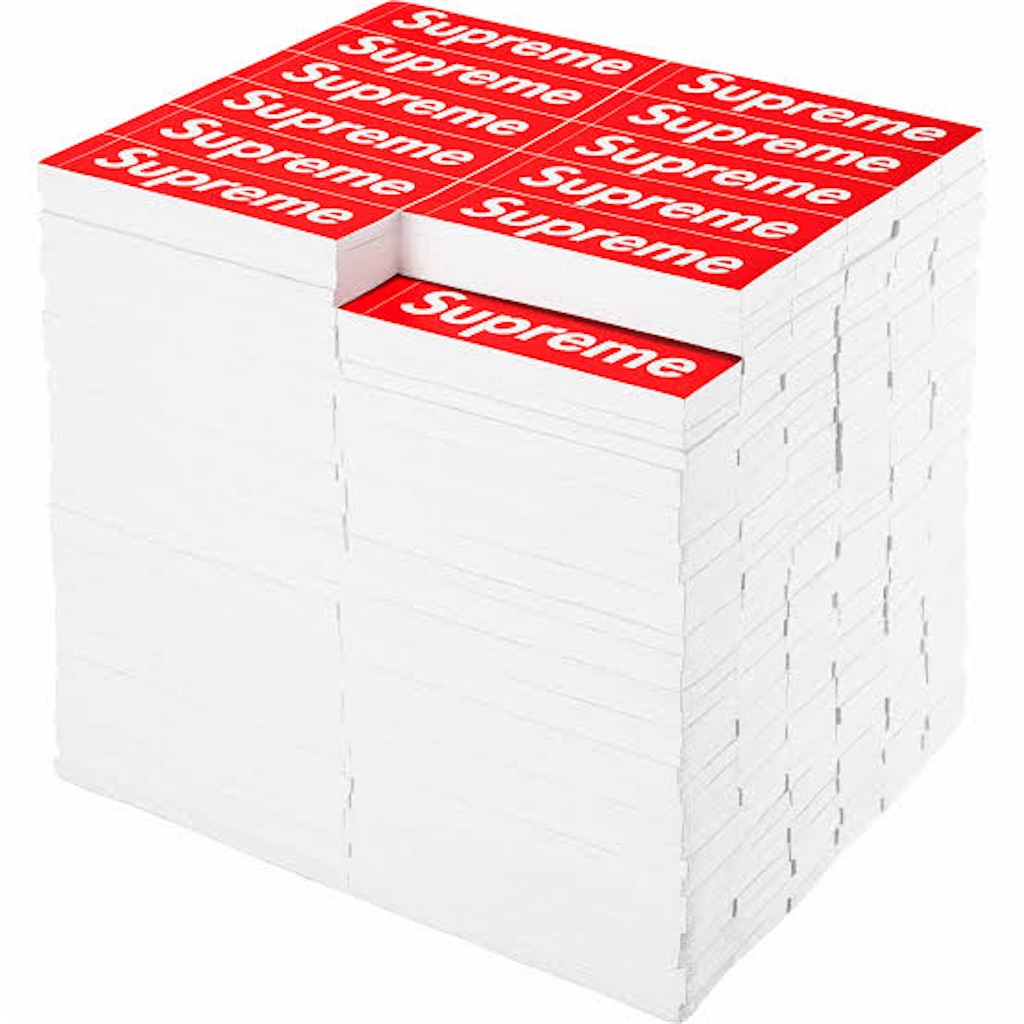 Supreme Rotary Hero Sticker Bricks Stool/Side Table - HYPE Timothy