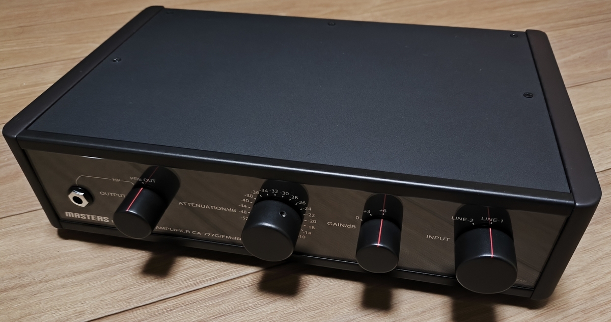 トランス型パッシブプリ、MASTERS CA－777G／FM ultimateの導入