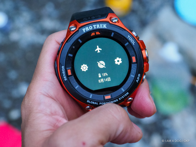CASIO PROTREK Smart WSD-F20でYAMAP使用時の電池消費が激しくなって