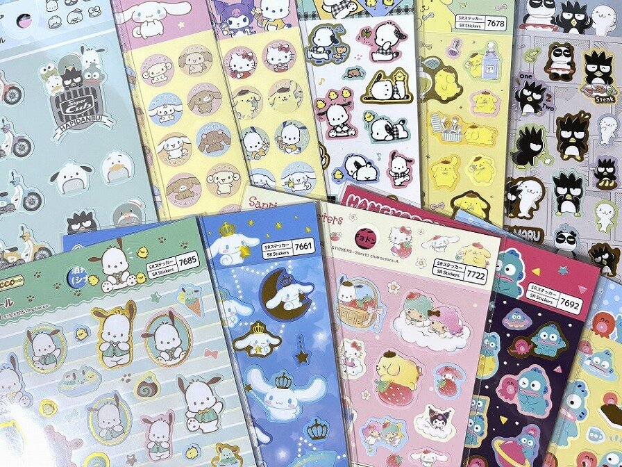 100均で見つけた！かわいいこたち③ サンリオのシール編1「シート