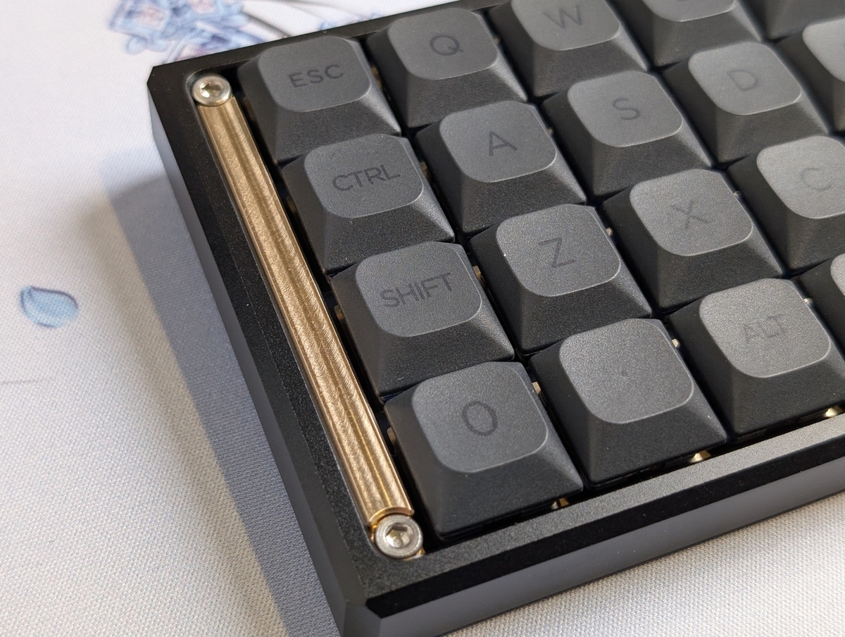 GoFortySplit（Alu黒 ）＋パームレストカバー