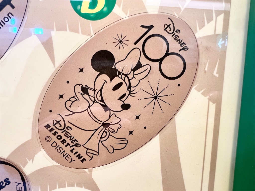 ディズニー100周年】リゾートライン各駅で作成できるウォルト