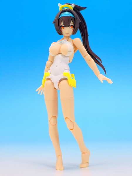 メガミデバイス 朱羅 弓兵 蒼衣 を作る その3 - YOの玩具箱