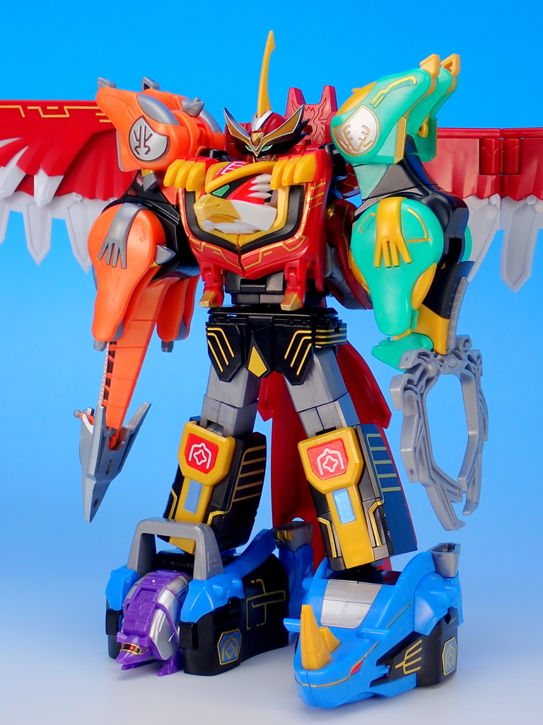 SMP 百獣合体 ガオイカロス で遊ぶ - YOの玩具箱