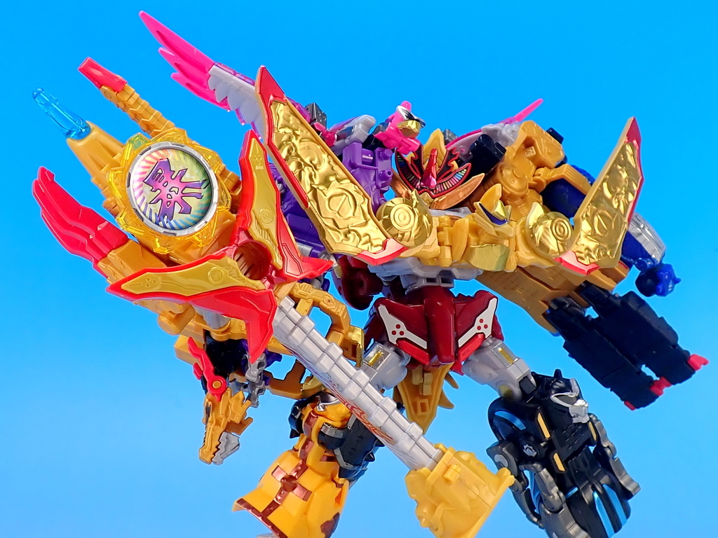 ミニプラ 暴太郎合体シリーズ02 虎龍攻神 & オミコシフェニックス で