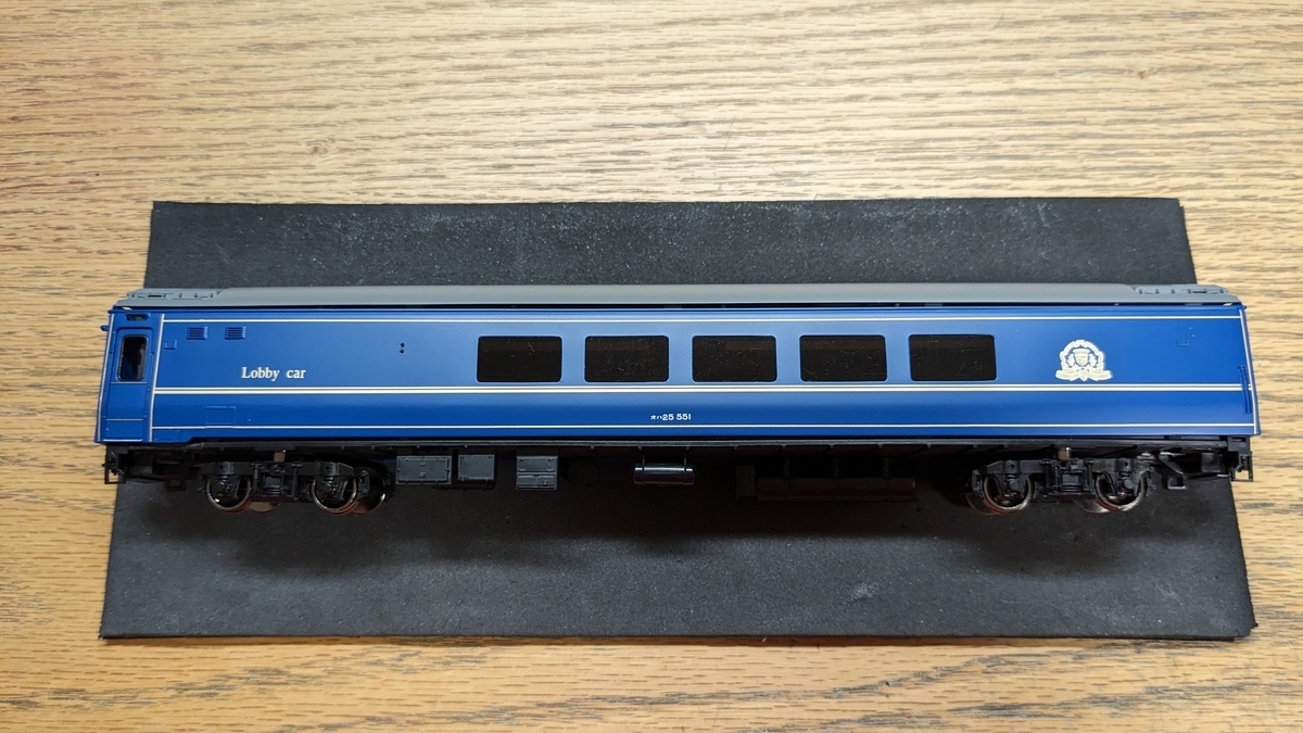 TOMIXのオハネ24(HO-5011)からオハ25-551を制作する(3) - Underber_Yuba