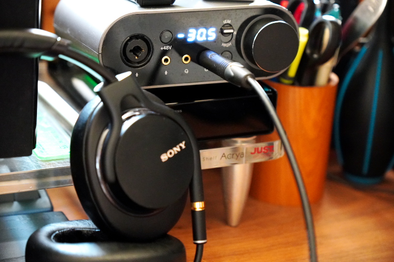 SONY のヘッドホン「MDR-1AM2」用に 6.3mm ステレオ標準プラグケーブル