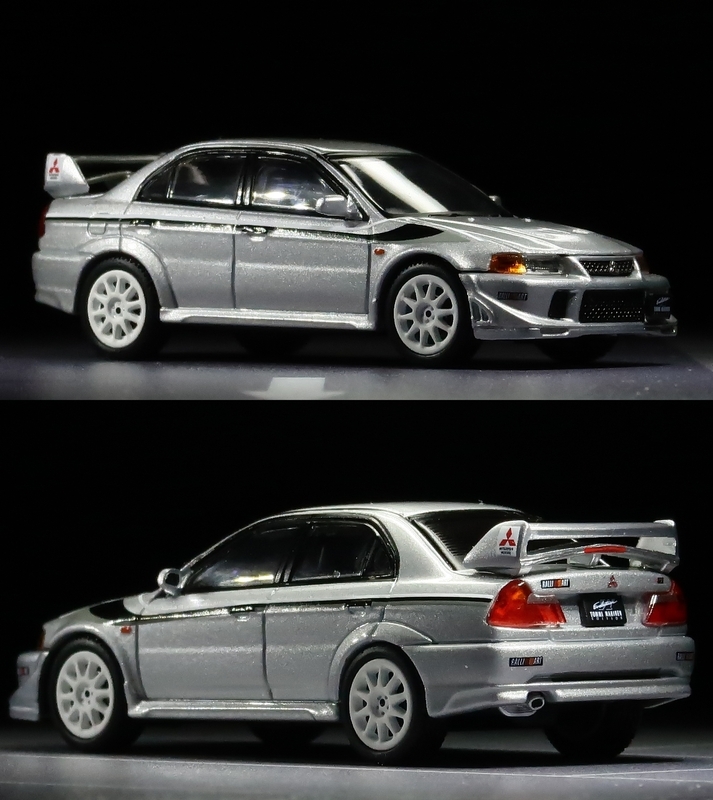 モデルインプレッション】 Hobby Japan 1/64 - Mitsubishi Lancer GSR