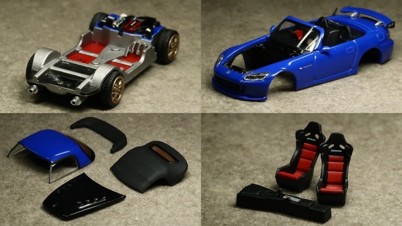 ミニカーレビュー】 Motorhelix 1/64 - Honda S2000 Mugen (Blue) 前編