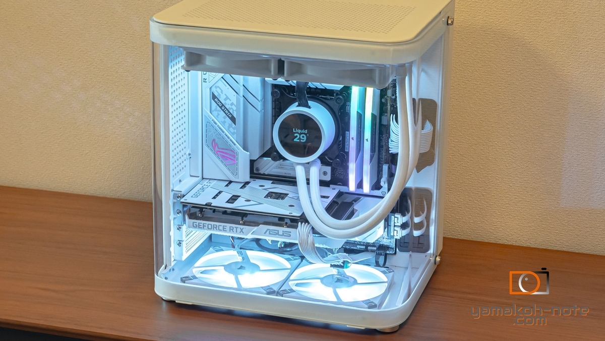 Jonsbo TK-1】曲面ガラス搭載Micro ATXケースで白PCを組む - Yamakohの