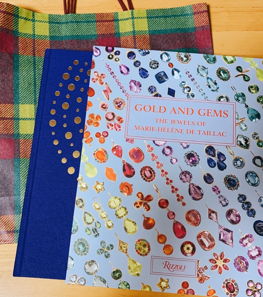 マリーエレーヌドゥタイヤックさまのご本「GOLD AND GEMS」を買ってき
