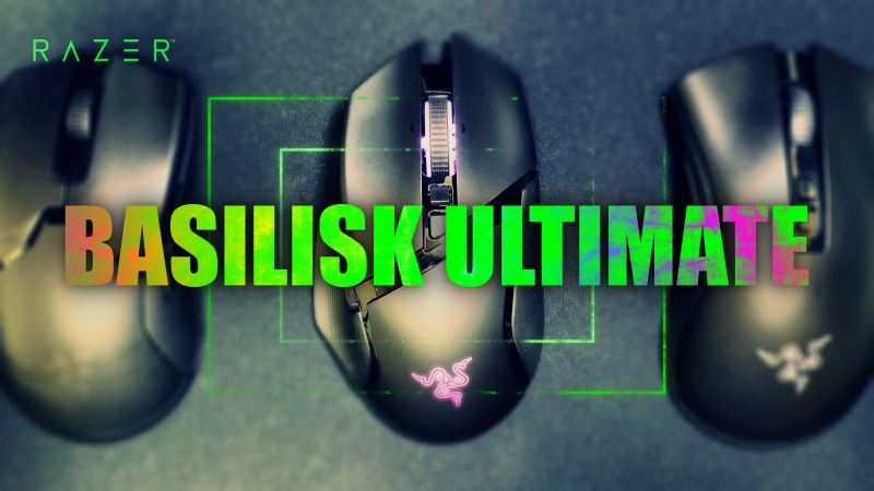 Razer Basilisk Ultimate レビュー】尖った見た目に反して汎用性の高く