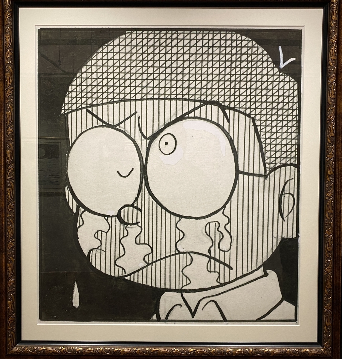 ドラえもん複製原画/原稿(1コマ拡大鑑賞展)A3ポスター(しずかちゃん