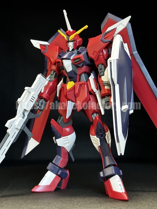 HG イモータルジャスティスガンダムをリアルタイプカラーで作る #2