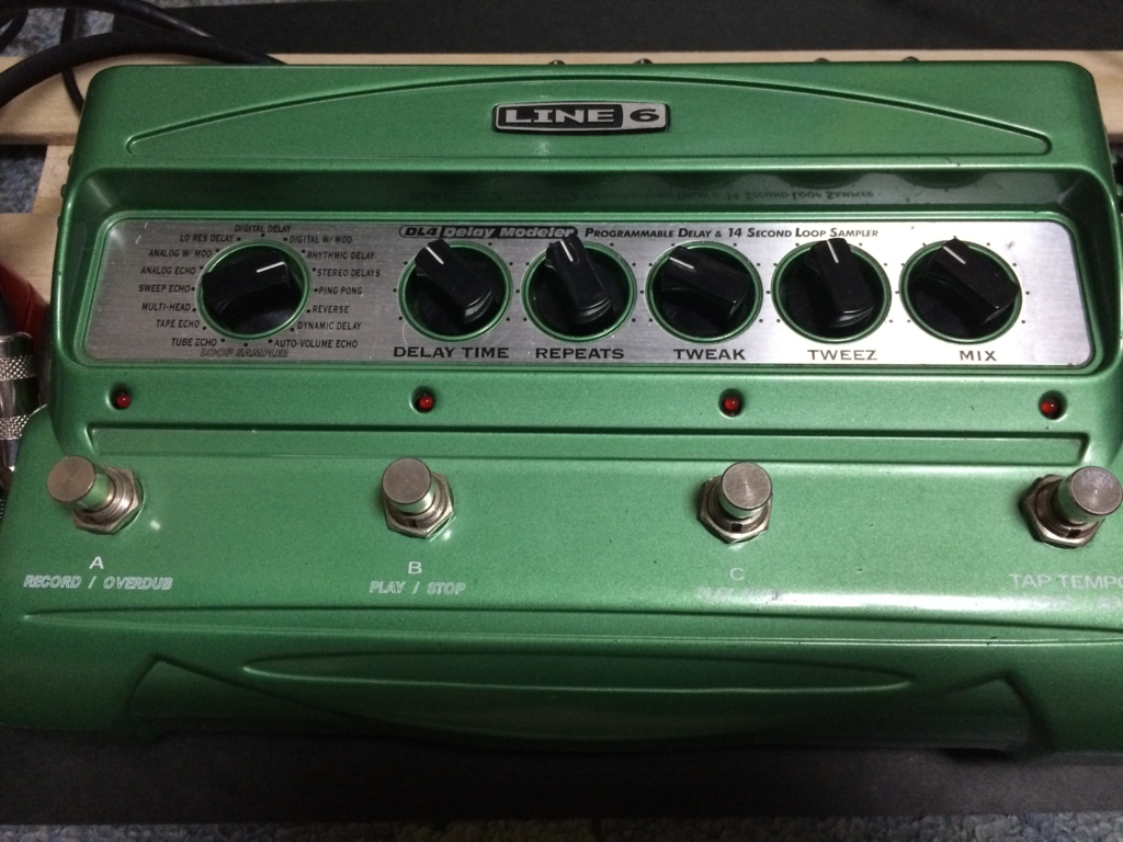 ステレオ入力出来るのは珍しい！LINE6 ディレイモデラーDL4 レビュー