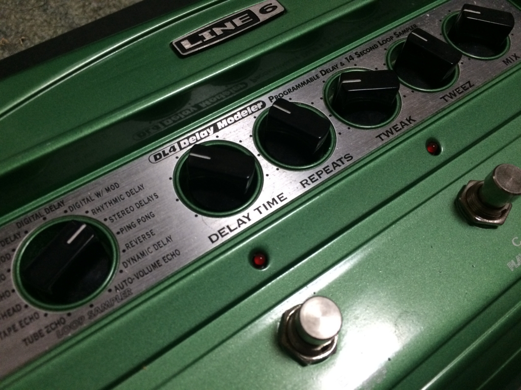 ステレオ入力出来るのは珍しい！LINE6 ディレイモデラーDL4 レビュー