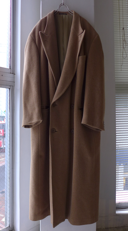 1980～90s Vintage Giorgio Armani Wool Alpaca Double Breasted Coat