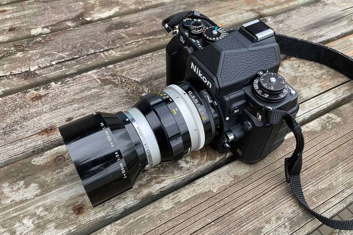 NIKON DfとNikkor-P Auto 10.5cm f2.5で半径100m内を撮ってきた