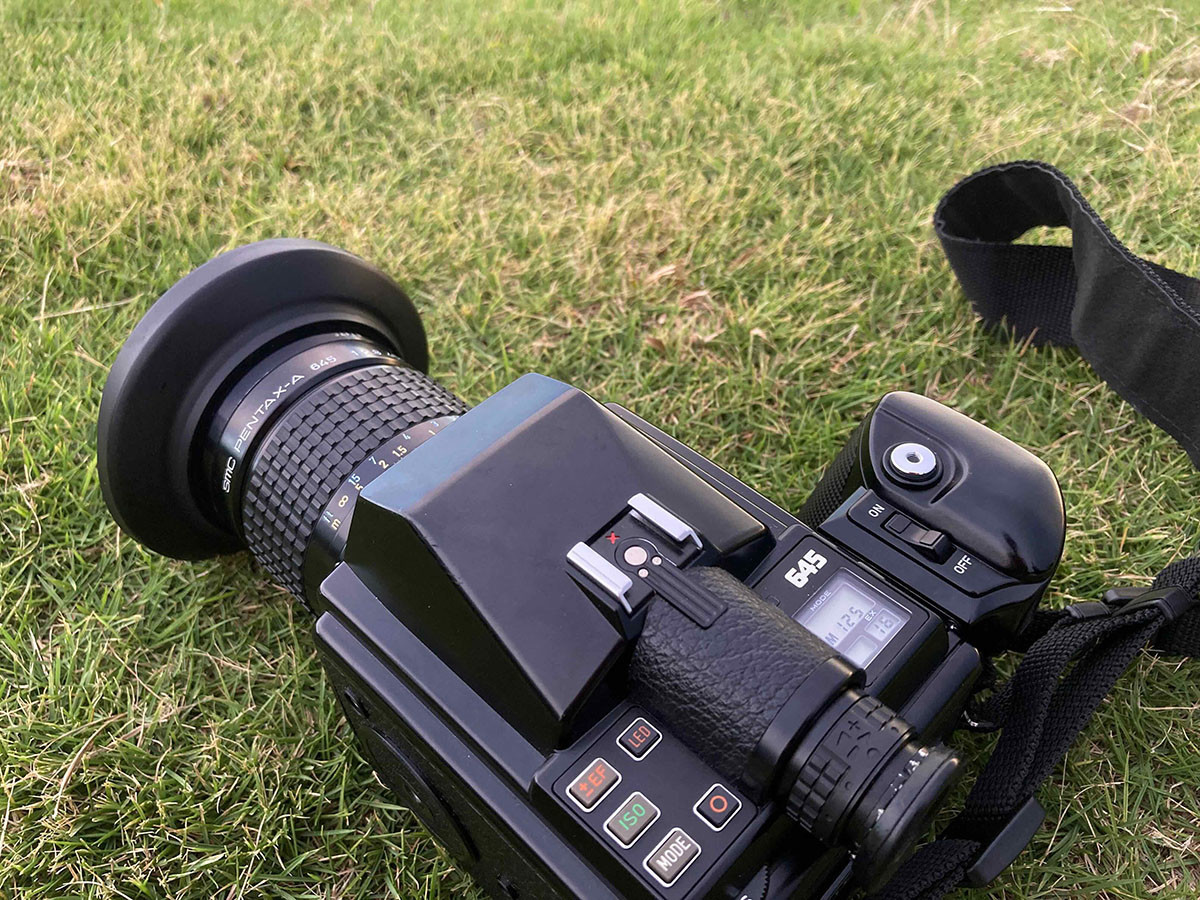 PENTAX645とsmc PENTAX-A 645 45mm f2.8とリバーサルフィルムで習志野