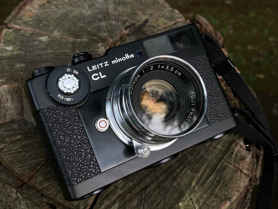 Leitz minolta CLとFUJINON 3.5cm f2にモノクロフィルムで佐倉市を撮っ