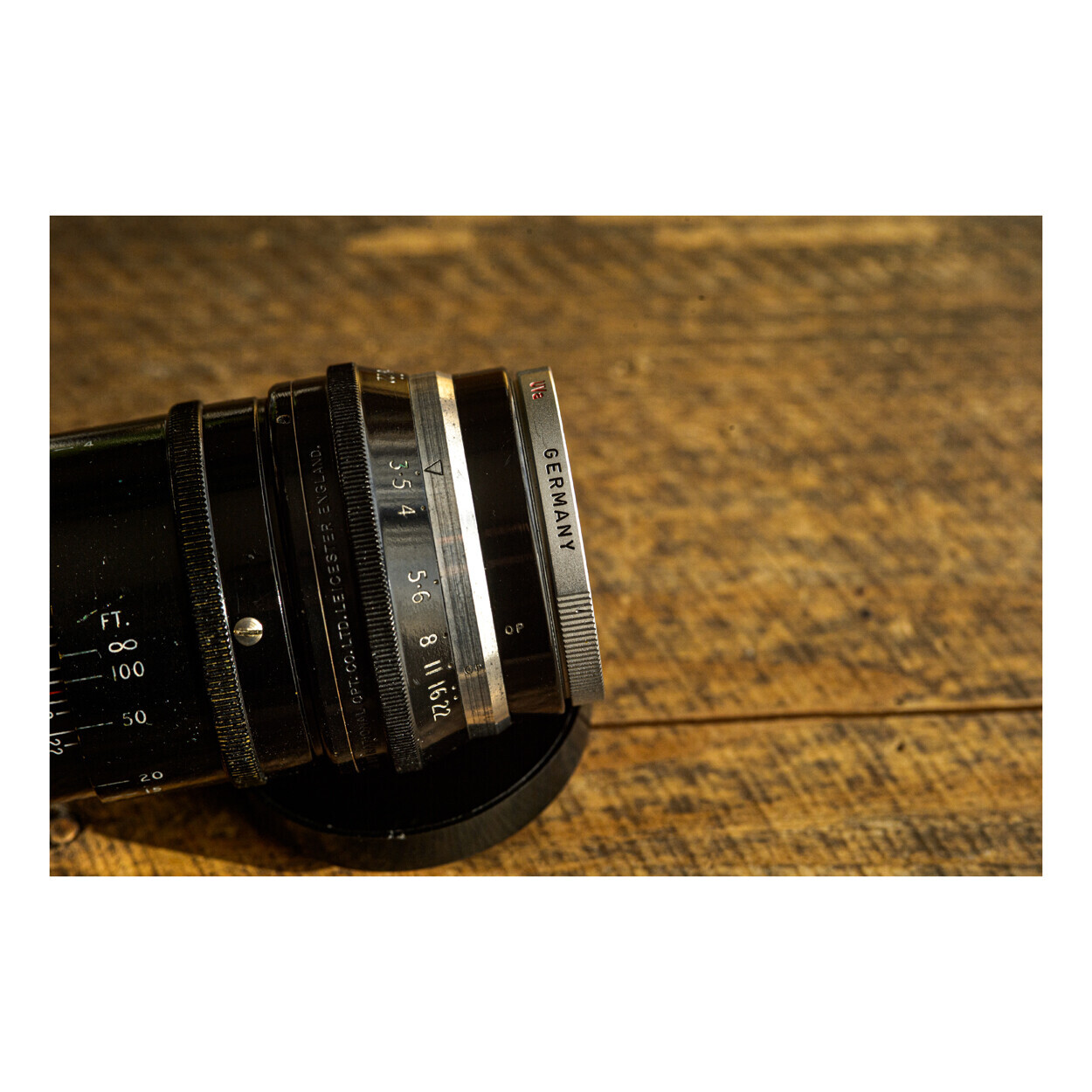 National Opt. SCOTLAND STEWARTRY TRINOL ANASTIGMAT 105mm f3.5 LTM