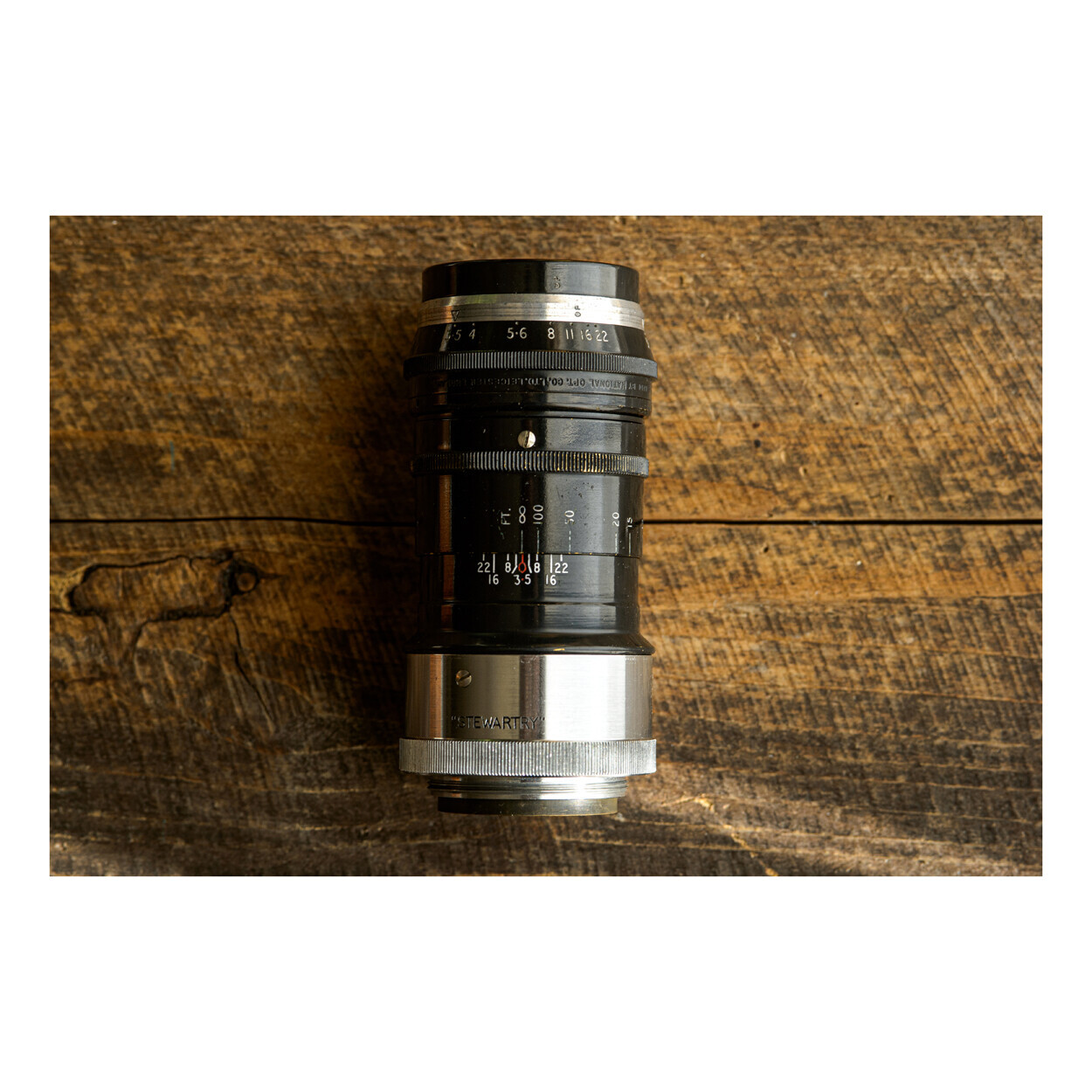 National Opt. SCOTLAND STEWARTRY TRINOL ANASTIGMAT 105mm f3.5 LTM