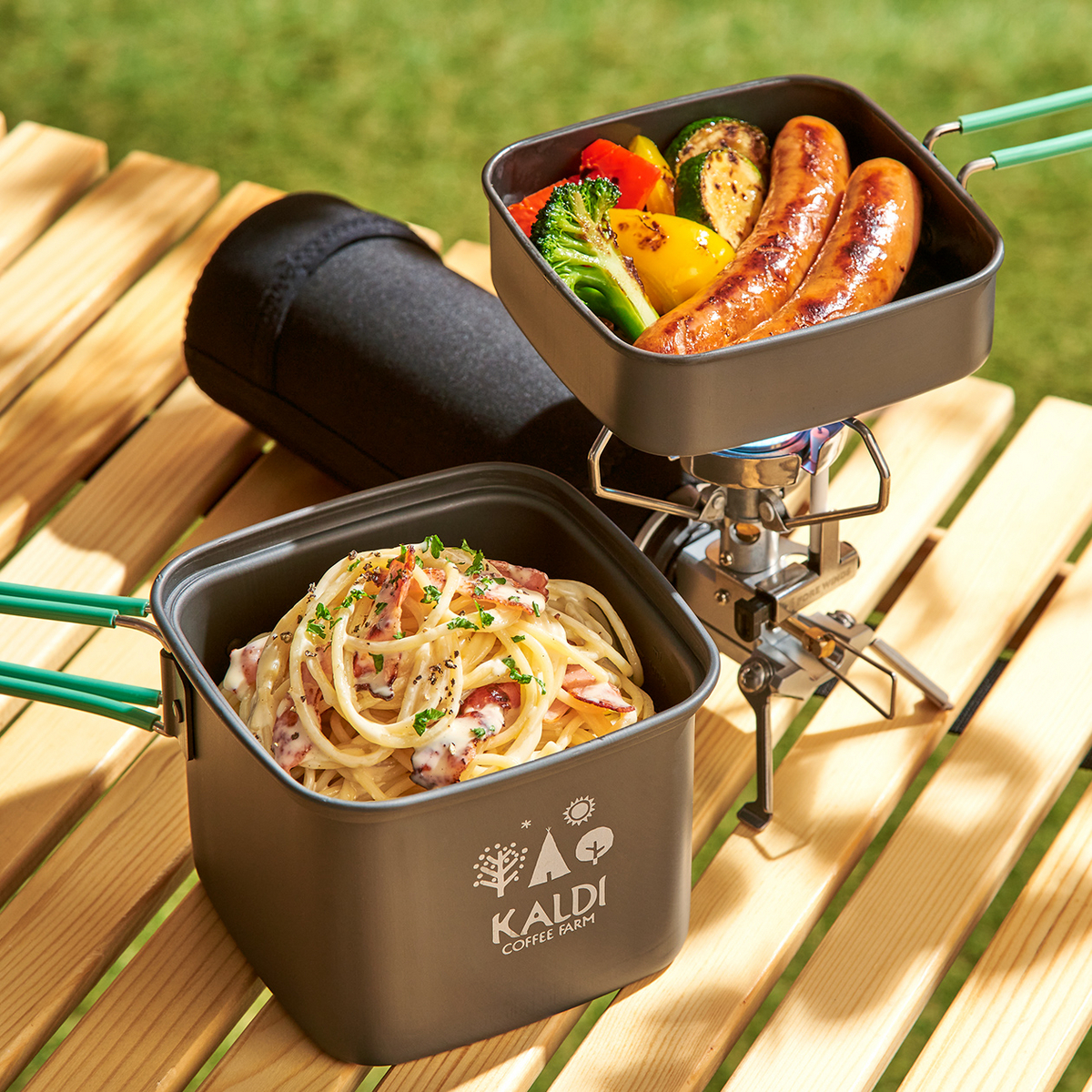 2024年最新】カルディ限定！アウトドア必携のスクエアクッカー