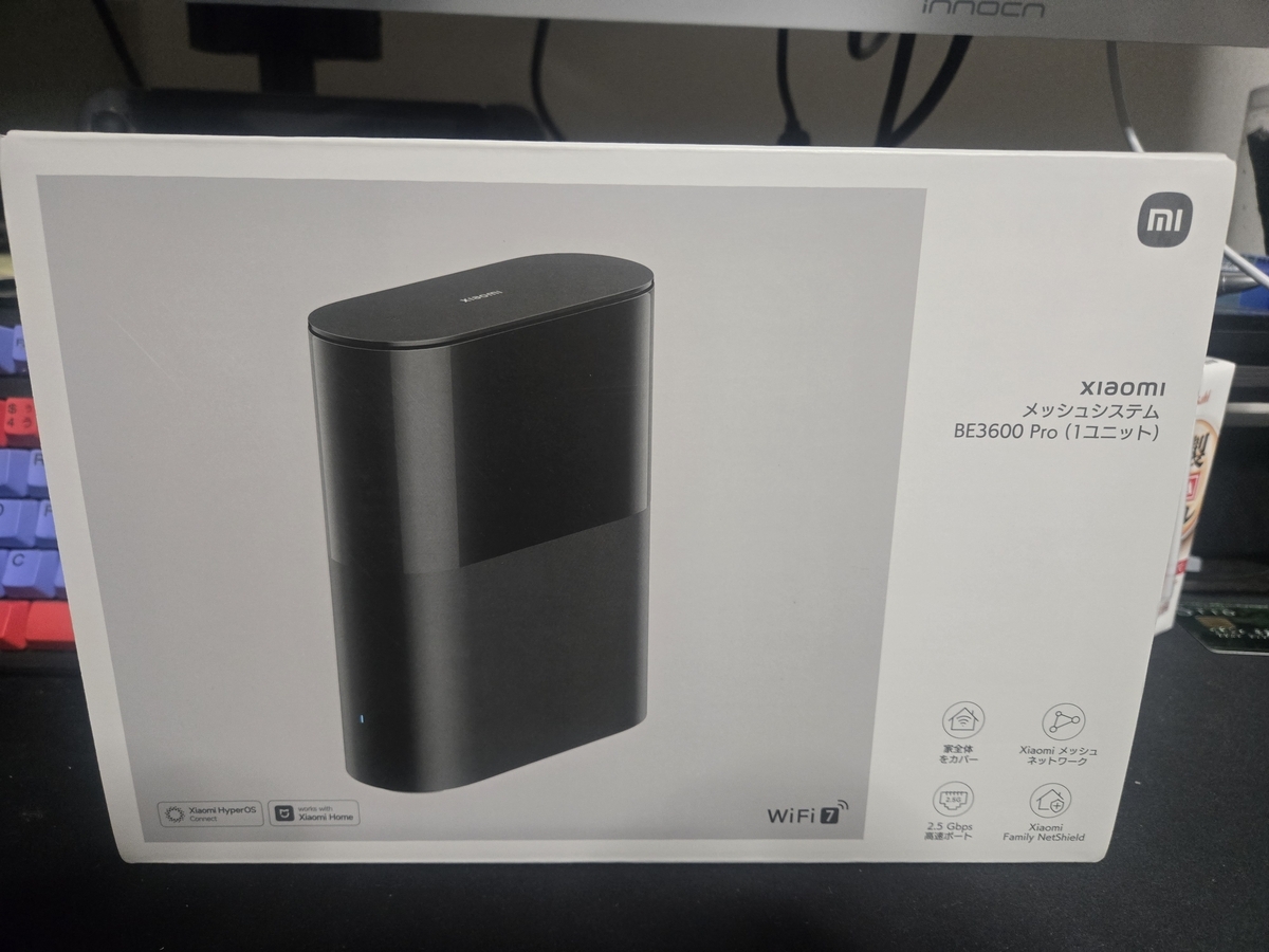Xiaomiが出したWi-Fi7対応格安ルーター「メッシュシステム BE3600 Pro
