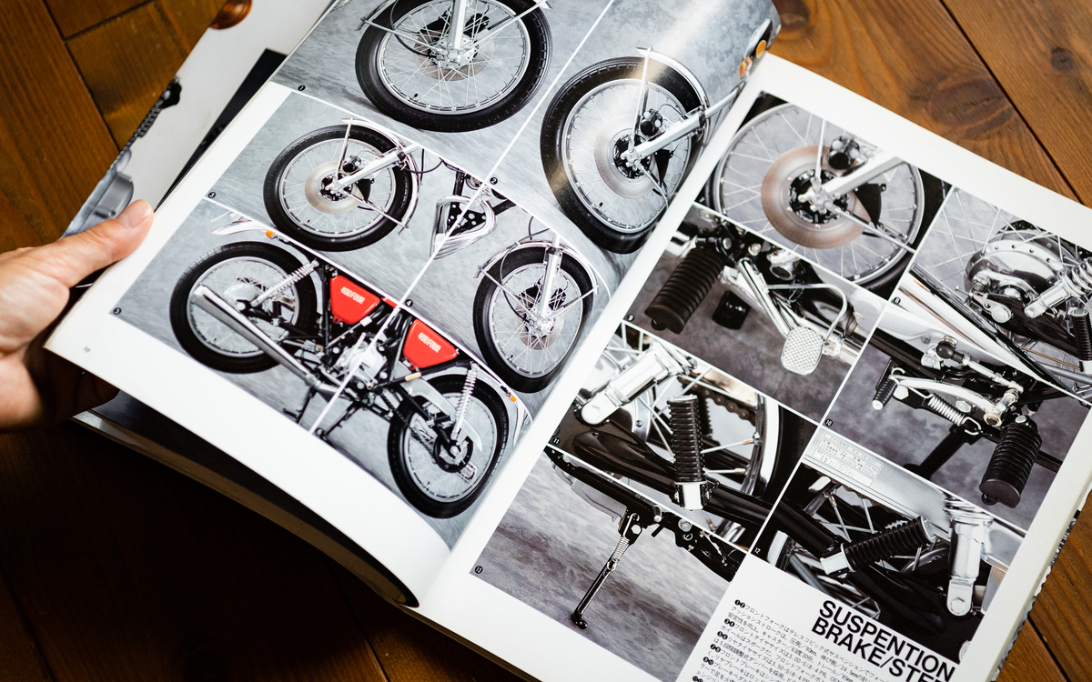 CB400F・“辰巳本”（「CB400FOUR 甦る'70年代の伝説“ヨンフォア”の