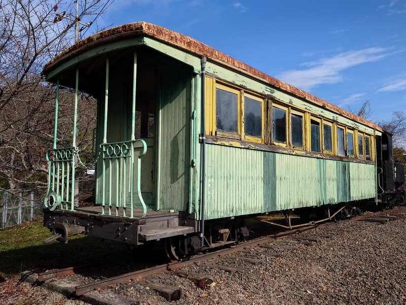 保存車】井笠鉄道 ホハ12 広島県福山市 - ばんの鉄道いろいろめぐり
