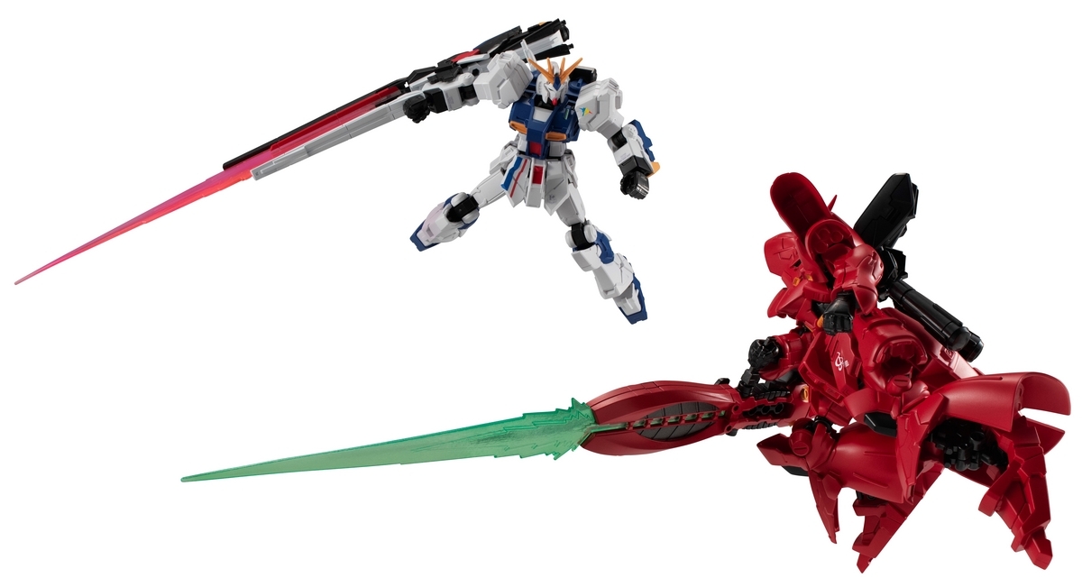 機動戦士ガンダム GフレームFA】新解釈のνガンダム＆サザビーのセット