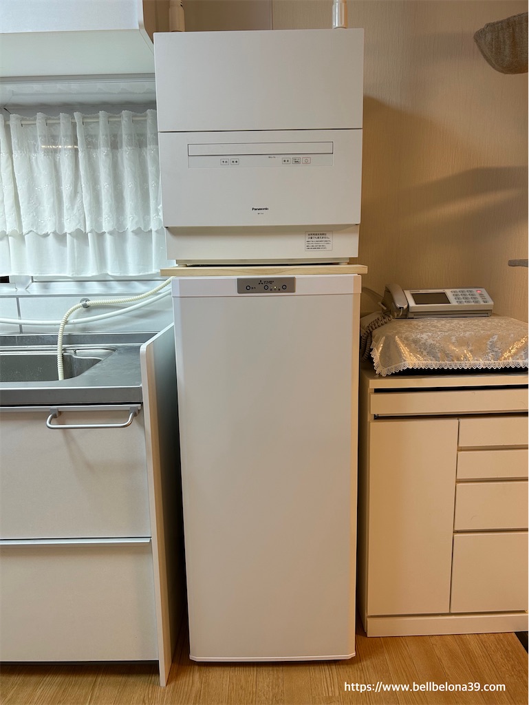 三菱の冷凍庫（フリーザー）を買いました〜 - すきなものだけの簡素な