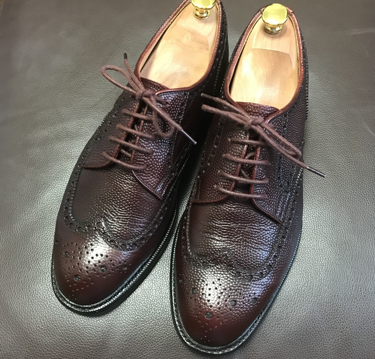 1年履いた RAYMAR（レイマー）のウイングチップ 「Oliver(オリバー