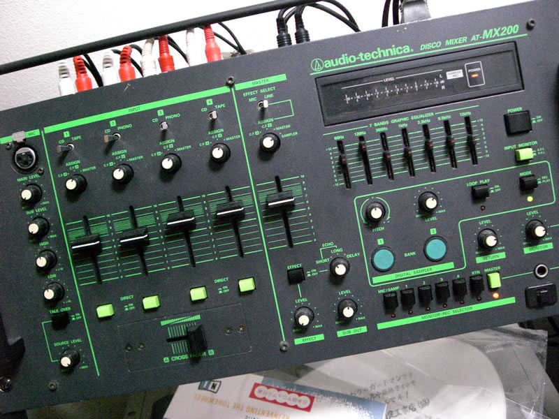 愛用のディスコミキサー audio－technica AT