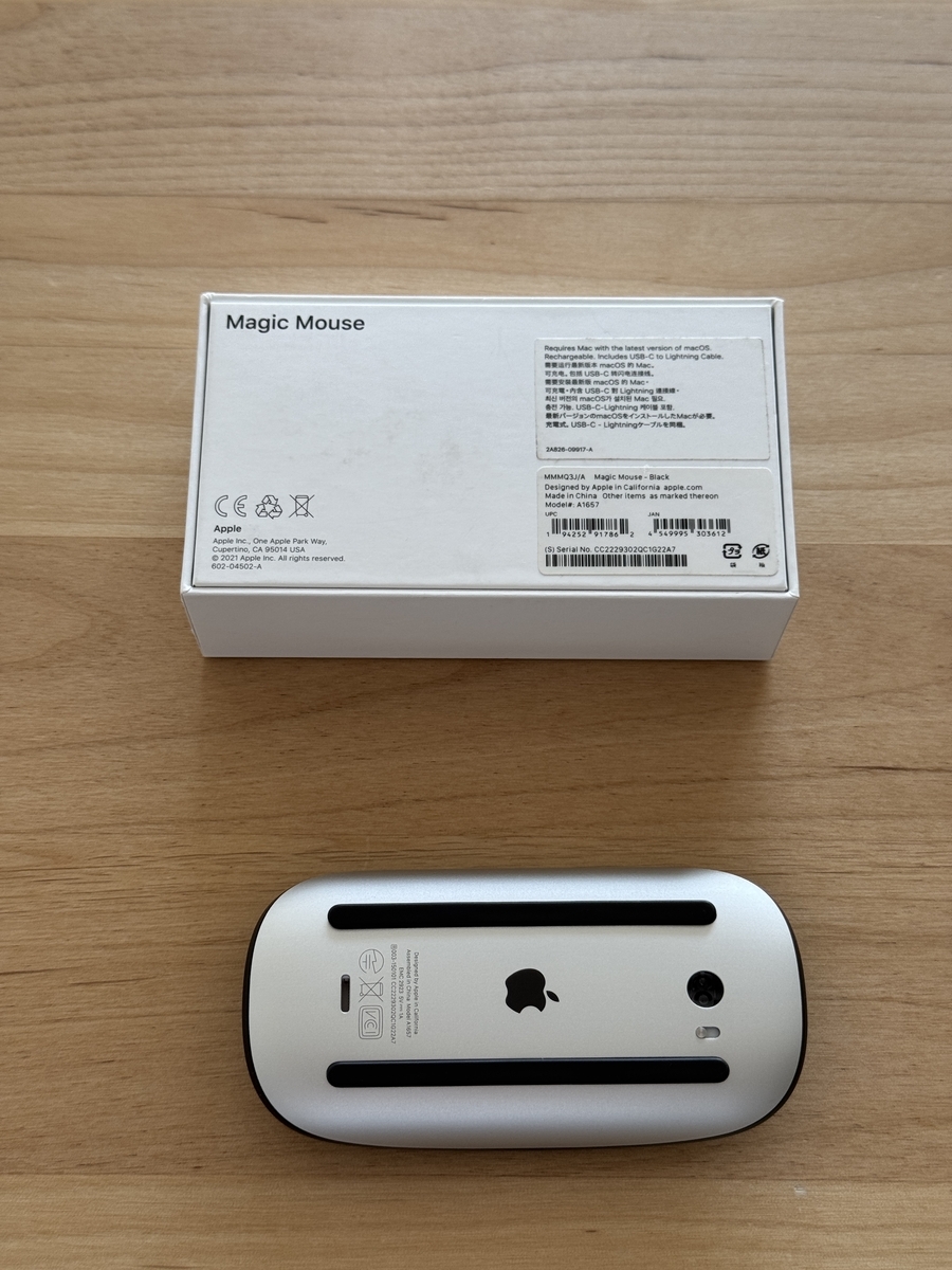 MacBook / iPad 用純正オプション紹介2】Magic Mouse 3の中古品を
