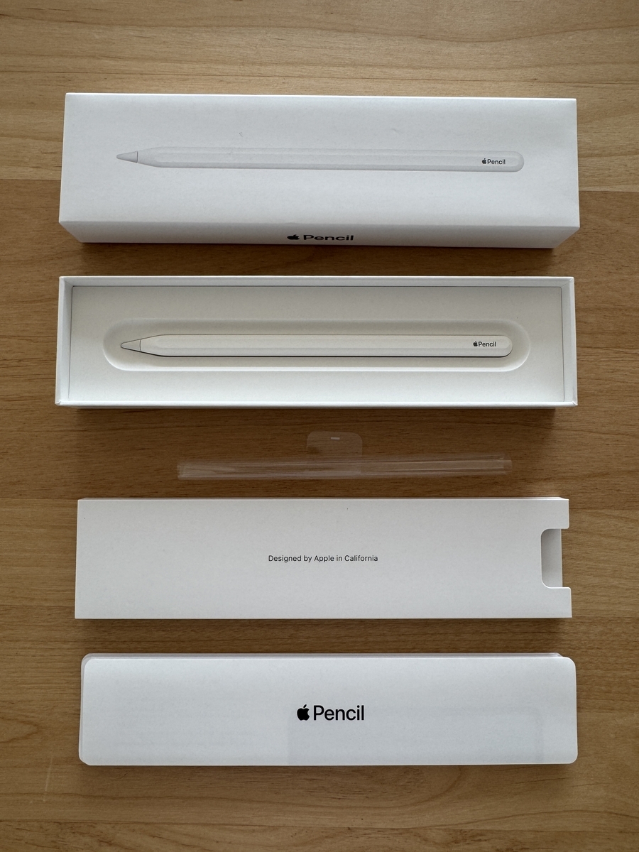 iPad 用純正オプション紹介3】Apple Pencil 第2世代を再購入したので