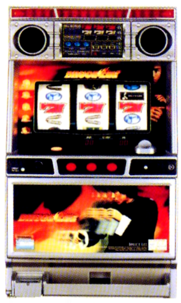 高砂電器産業「パチスロ ブルース・リーX」の筺体＆スペック＆情報