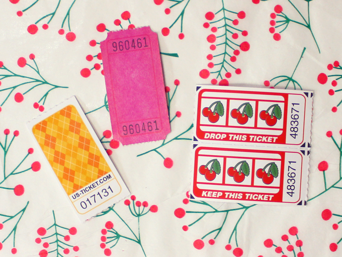 海外のロールチケットが可愛い。[ すぺあみんと ] - miagolare