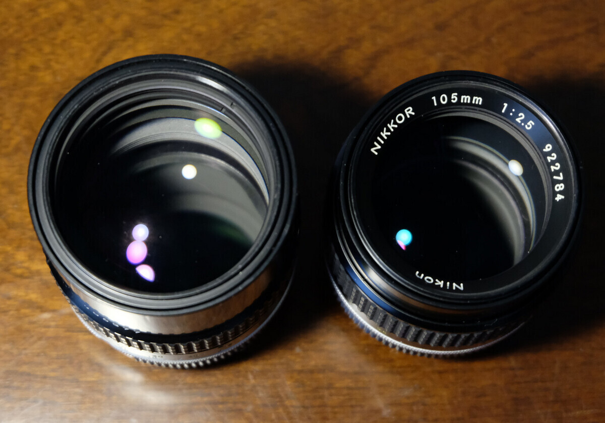 オールドNikkorレンズ Ai 135mm F2.8 vs Ai 105mm F2.5S - 風来坊@真幸福知